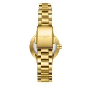 Lee Cooper 30mm, Altın Renk Çelik Kordonlu Zarif Kadın Kol Saati