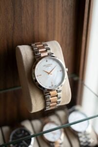 Lee Cooper Modern Tasarım Kadın Kol Saati | 30mm Çelik Kasa, Silver Rose Gold Çelik Kordon