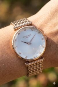 Lee Cooper Zarif ve Şık Rose Gold Kadın Kol Saati | 33mm Çelik Kasa ve Çelik Kordon