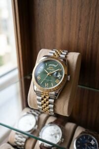 Slazenger 41mm, Day Date Tasarım Erkek Kol Saati | Paslanmaz Çelik Kordon, Mineral Cam, 10ATM