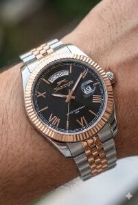 Slazenger Day Date Tasarım Erkek Kol Saati | 41mm, Paslanmaz Çelik Kordonlu, 10ATM