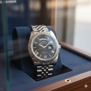 Slazenger 41 mm Paslanmaz Çelik Kasa Erkek Kol Saati | Çelik Kordonlu, Day Date Tasarım, 10ATM