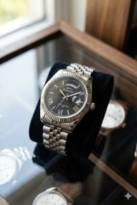 Slazenger 41 mm Paslanmaz Çelik Kasa Erkek Kol Saati | Çelik Kordonlu, Day Date Tasarım, 10ATM