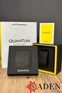 Quantum Otomatik GMT Erkek Kol Saati | 42mm, Safir Cam, Yeşil Silikon, 20ATM