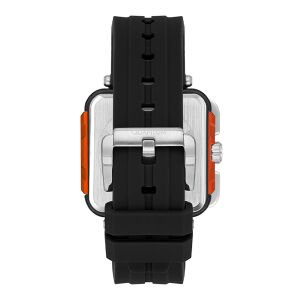 Quantum Multifonksiyon Erkek Kol Saati | 45mm Çelik Kasa, Siyah Silikon Kordon, 5ATM