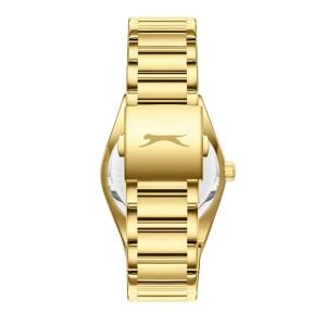 Slazenger Altın Renk Erkek Kol Saati | 41mm, Paslanmaz Çelik, Takvimli, 10ATM
