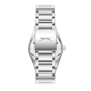 Slazenger Gümüş Renk Erkek Kol Saati | 41mm, Siyah Kadran, Paslanmaz Çelik, 10 ATM