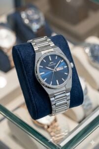 Slazenger Lacivert Kadran Erkek Kol Saati | 41mm, Paslanmaz Çelik, Takvimli, 10ATM