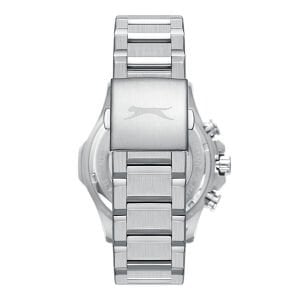 Slazenger Erkek Kol Saati | 44mm, Siyah Kadran, Multifonksiyon, Paslanmaz Çelik, 10ATM