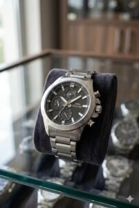 Slazenger Erkek Kol Saati | 44mm, Siyah Kadran, Multifonksiyon, Paslanmaz Çelik, 10ATM