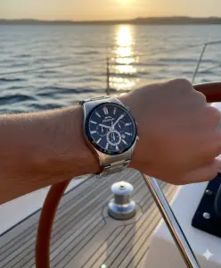 Slazenger Rose Gold Detaylı Erkek Kol Saati | 42mm, Siyah Kadran, Paslanmaz Çelik, 10ATM