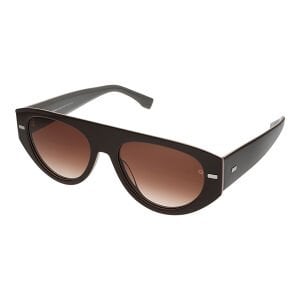 Quantum Unisex Güneş Gözlüğü | Kahverengi Çerçeve, Degrade Cam, UV400