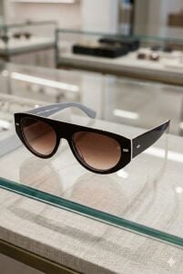 Quantum Unisex Güneş Gözlüğü | Kahverengi Çerçeve, Degrade Cam, UV400