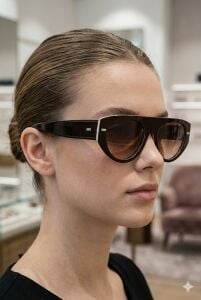 Quantum Unisex Güneş Gözlüğü | Kahverengi Çerçeve, Degrade Cam, UV400