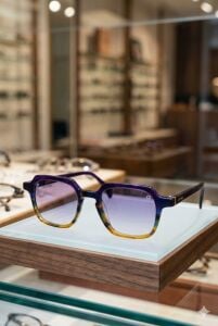 Quantum Unisex Renkli Çerçeve Polarize Güneş Gözlüğü 46 mm