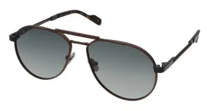 Quantum Erkek Kahverengi Çelik Çerçeve Polarize Güneş Gözlüğü 58 mm