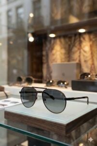 Quantum Erkek Kahverengi Çelik Çerçeve Polarize Güneş Gözlüğü 58 mm