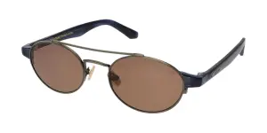 Quantum Unisex Yeşil Çelik Çerçeve Polarize Güneş Gözlüğü 51 mm