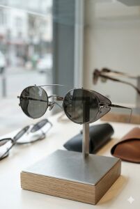 Quantum Unisex Çelik Çerçeve, Polarize Güneş Gözlüğü 46 mm