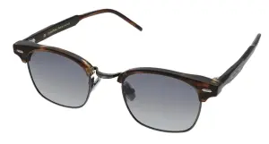 Quantum Unisex Kahverengi Asetat Polarize Güneş Gözlüğü 48 mm