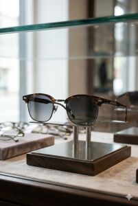 Quantum Unisex Kahverengi Asetat Polarize Güneş Gözlüğü 48 mm