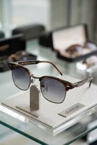 Quantum Unisex Kahverengi Asetat Polarize Güneş Gözlüğü 48 mm