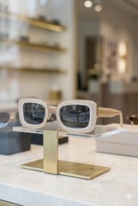 Quantum Krem Polarize Kadın Güneş Gözlüğü 51 mm