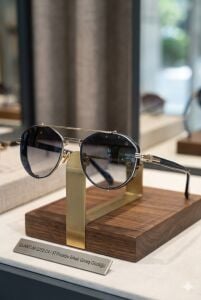 Quantum Lacivert Polarize Erkek Güneş Gözlüğü 57 mm