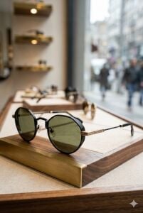 Quantum Siyah Yeşil Polarize Unisex Güneş Gözlüğü 50mm