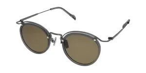 Quantum Gri Yeşil Polarize Unisex Güneş Gözlüğü 48 mm