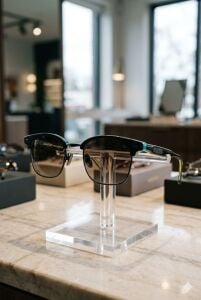 Quantum Siyah Kahverengi Polarize Unisex Güneş Gözlüğü 48 mm