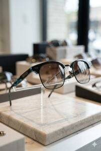 Quantum Siyah Kahverengi Polarize Unisex Güneş Gözlüğü 48 mm