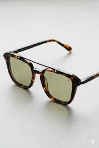 Quantum Havana Yeşil Cam Unisex Güneş Gözlüğü 52 mm