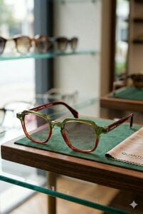 Quantum İki Renk Pembe Cam Polarize Unisex Güneş Gözlüğü 46 mm