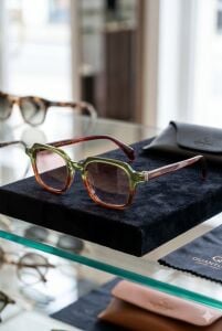 Quantum İki Renk Pembe Cam Polarize Unisex Güneş Gözlüğü 46 mm