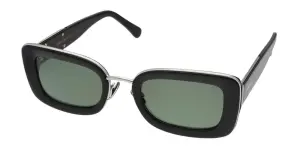 Quantum Siyah Yeşil Polarize Kadın Güneş Gözlüğü 51 mm