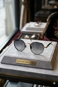 Quantum Siyah Gri Cam Unisex Güneş Gözlüğü 50 mm