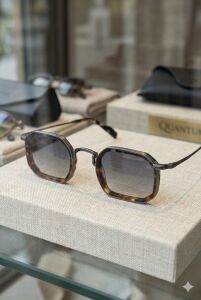 Quantum Kahverengi Polarize Unisex Güneş Gözlüğü 48 mm