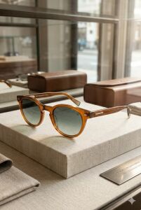 Quantum Kahverengi Füme Polarize Unisex Güneş Gözlüğü 48 mm