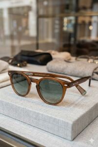 Quantum Kahverengi Füme Polarize Unisex Güneş Gözlüğü 48 mm