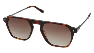 Quantum Havana Kahverengi Polarize Unisex Güneş Gözlüğü 51 mm