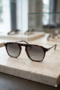 Quantum Havana Kahverengi Polarize Unisex Güneş Gözlüğü 51 mm