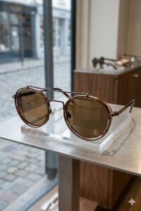 Quantum Kahverengi Polarize Erkek Güneş Gözlüğü 49 mm