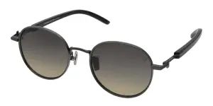 Quantum Siyah Füme Polarize Unisex Güneş Gözlüğü 52 mm