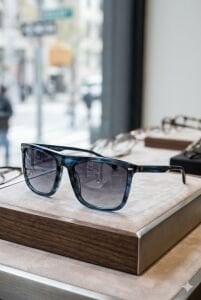 Quantum Lacivert Polarize Erkek Güneş Gözlüğü 57 mm