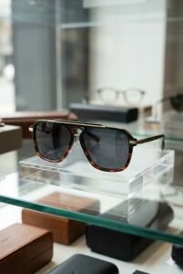 Quantum 57 mm Asetat Çerçeve Polarize Erkek Güneş Gözlüğü