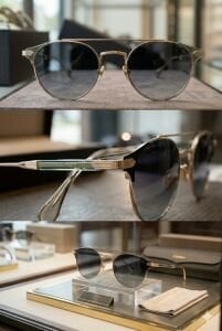 Quantum 53 mm Çelik Çerçeve Polarize Cam Geometrik Unisex Güneş Gözlüğü