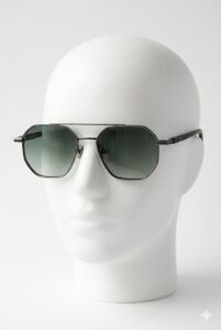 Quantum Titanyum Çerçeve Polarize Unisex Güneş Gözlüğü 53 mm