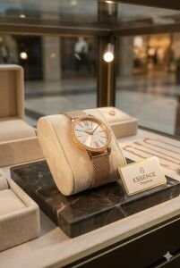 Essence 32 mm Çelik Kasa Rose Gold Çelik Kordon Kadın Kol Saati