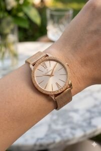 Essence 32 mm Çelik Kasa Rose Gold Çelik Kordon Kadın Kol Saati